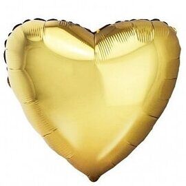 И 18 Сердце Античное Золото / Antique Gold