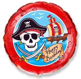 И 18 Круг Пираты С днем рождения / Birthday Pirates / 1 шт