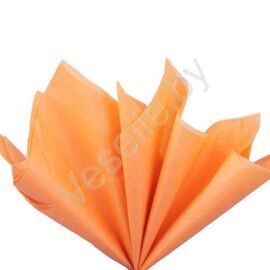 Бумага тишью светло-оранжевая 76*50см, 10 листов