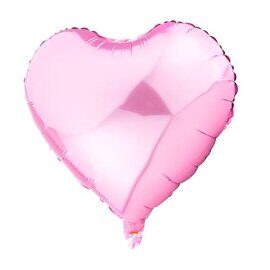 К 24 Сердце нежно-розовое / Heart Baby Pink / 1 шт.