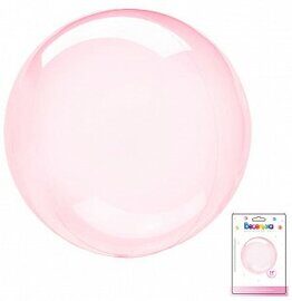 К 18 Сфера 3D Розовый с клапаном, в упаковке / 1 шт