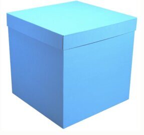 Коробка голубая 60*60