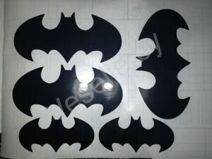 Наклейка на шар "Бэтмен" 5 шт