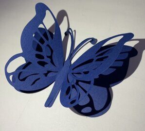 Набор для декора "Бабочки" 10 шт. Синий