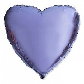 И 18 Сердце Сиреневый  / Heart Lilac / 1 шт