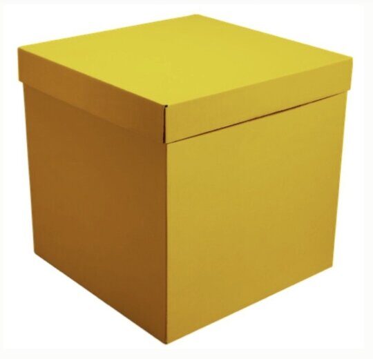 Коробка жёлтая 60*60