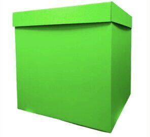 Коробка зелёная 70*70